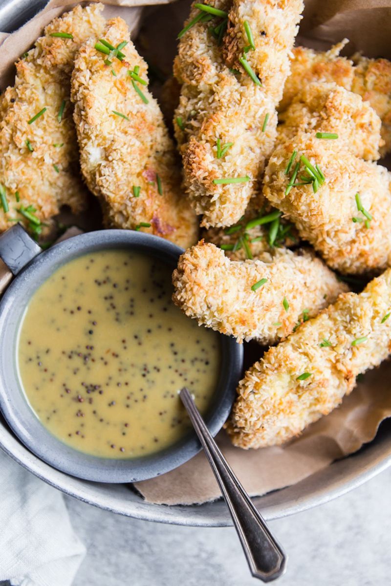 Baked Chicken Tenders With Honey Mustard