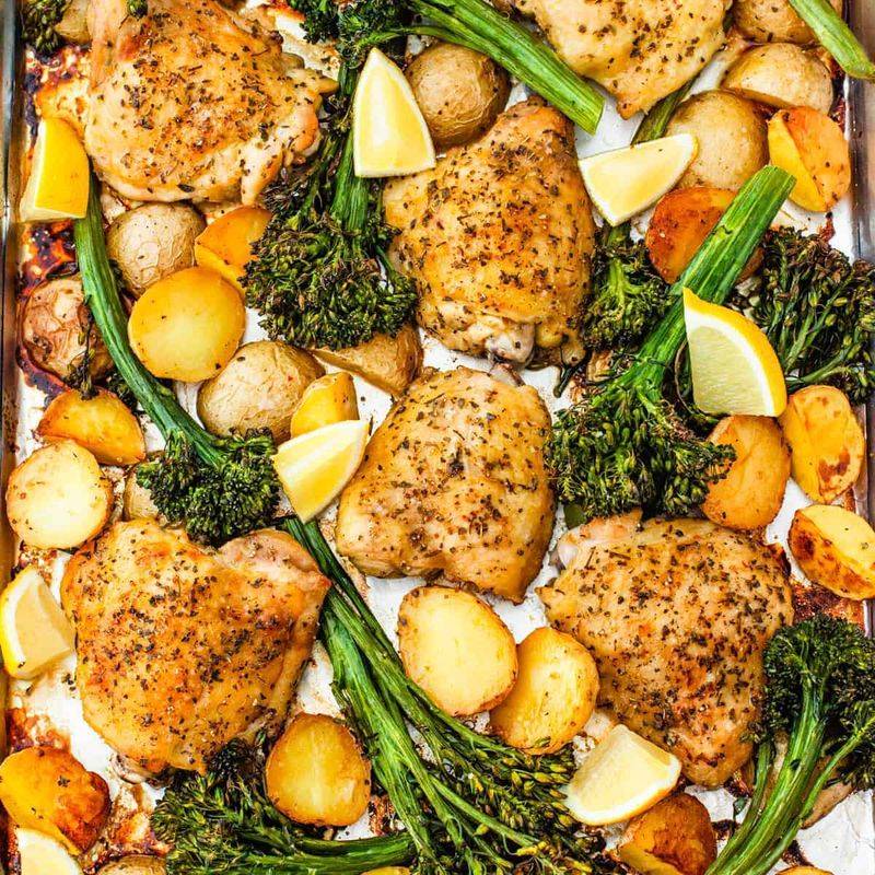 Sheet Pan Lemon Garlic Chicken