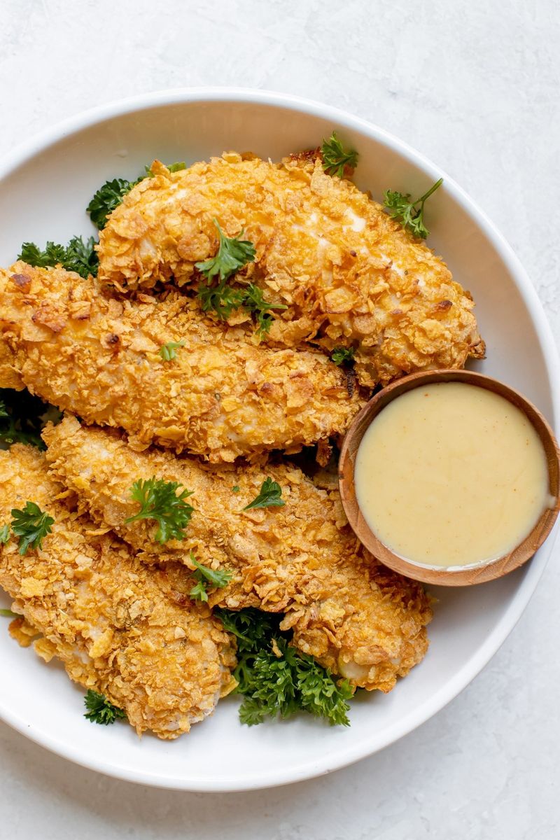 Baked Chicken Tenders With Honey Mustard
