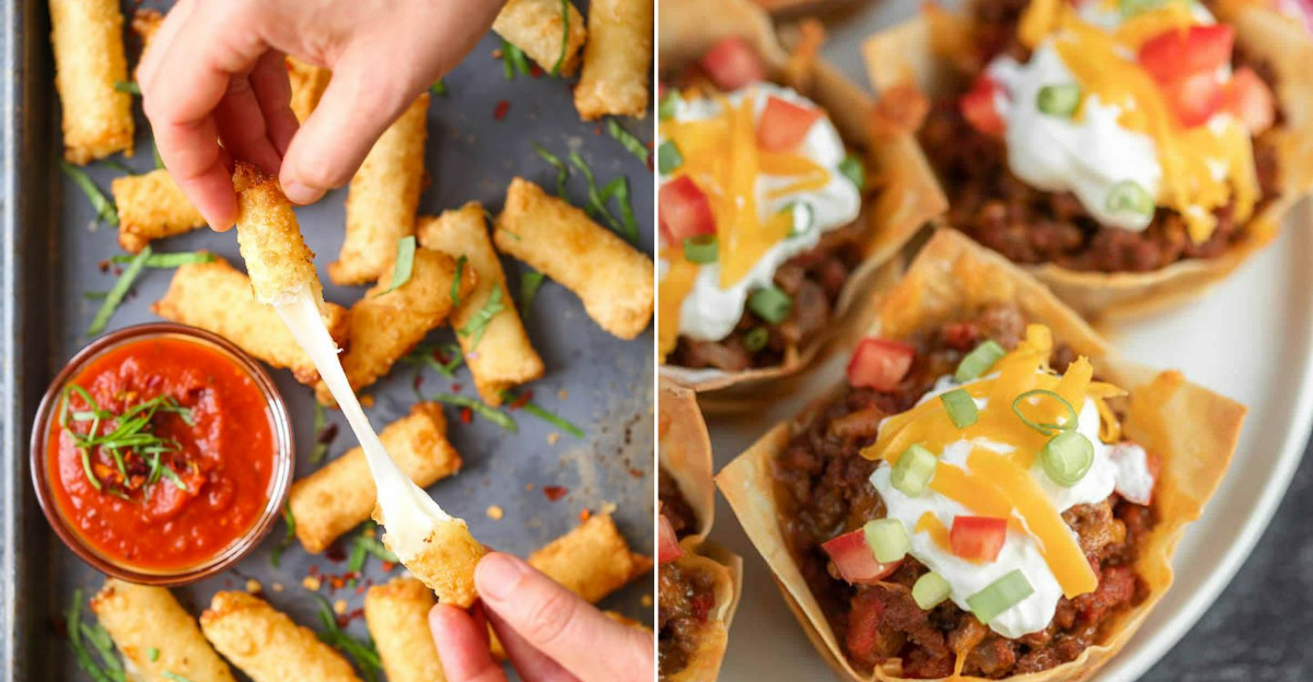 creative wonton wrapper dishes