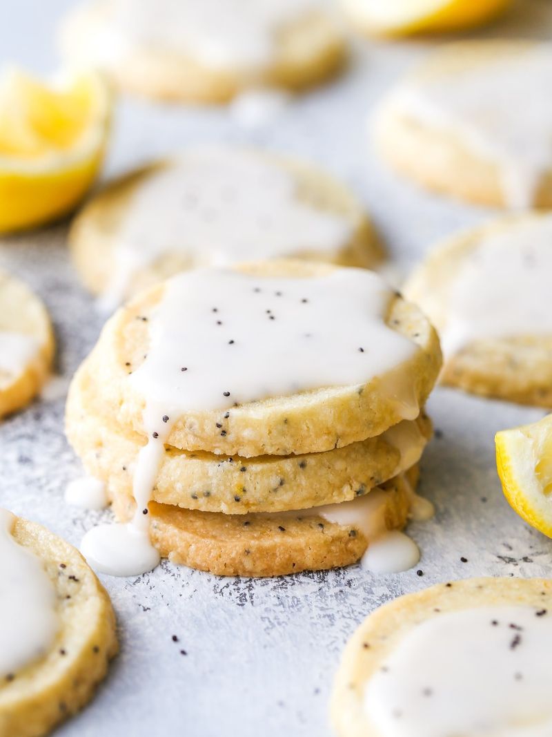 Lemon Poppy Seed Shortbread
