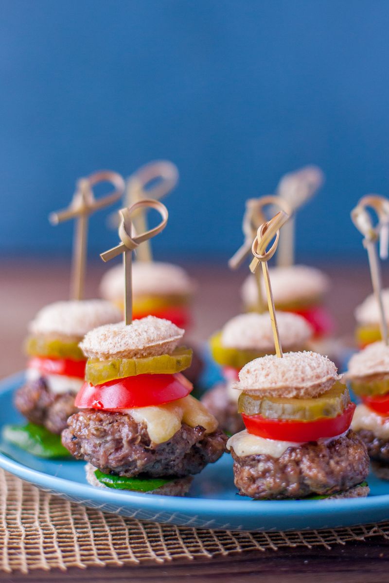 Mini Sliders With A DIY Toppings Bar