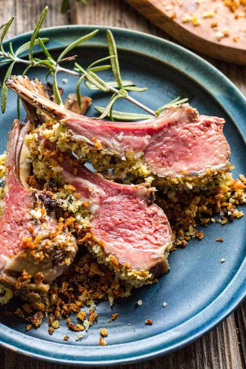 Herb-Crusted Rack Of Lamb
