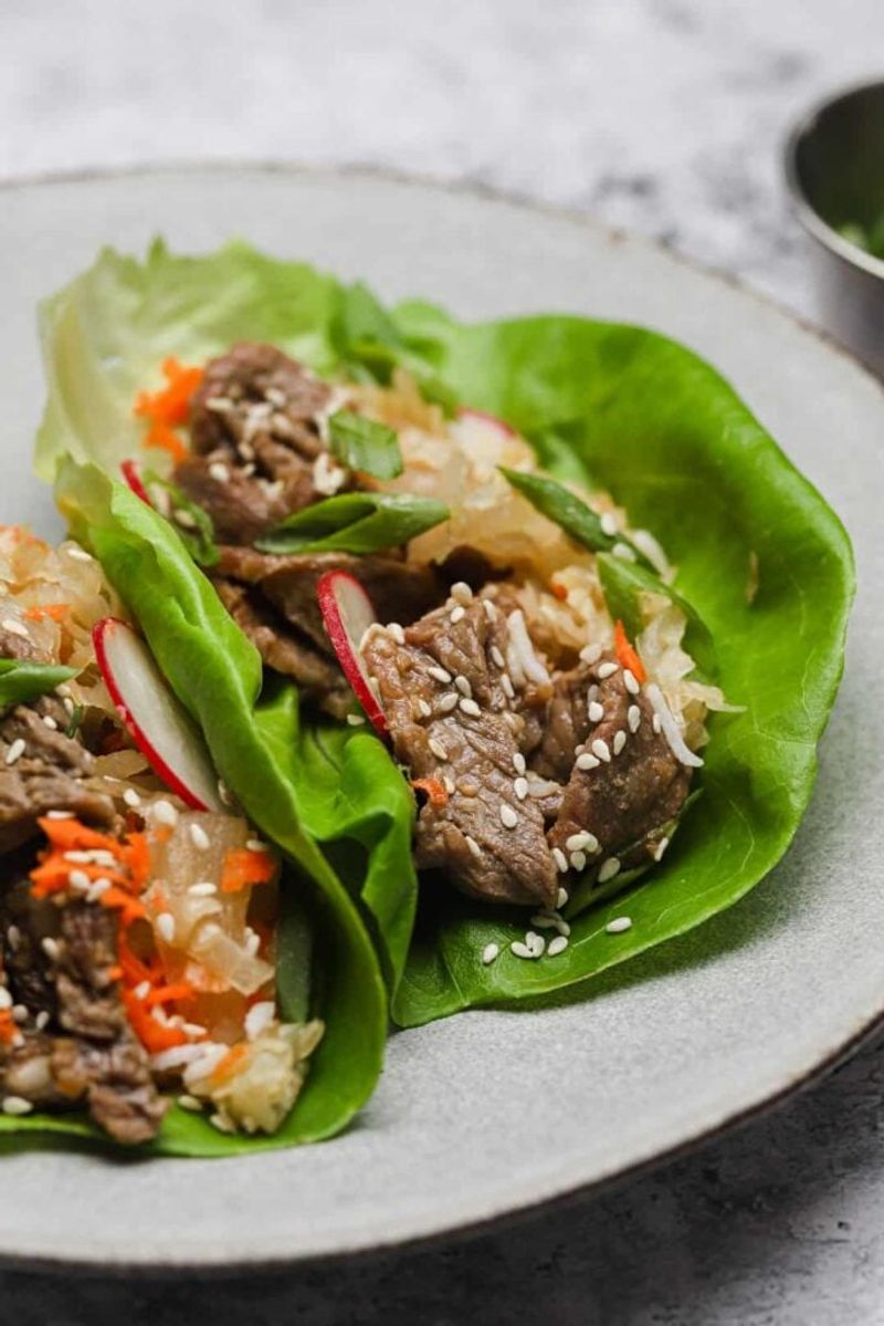 Bunless Bulgogi Lettuce Wraps – South Korea