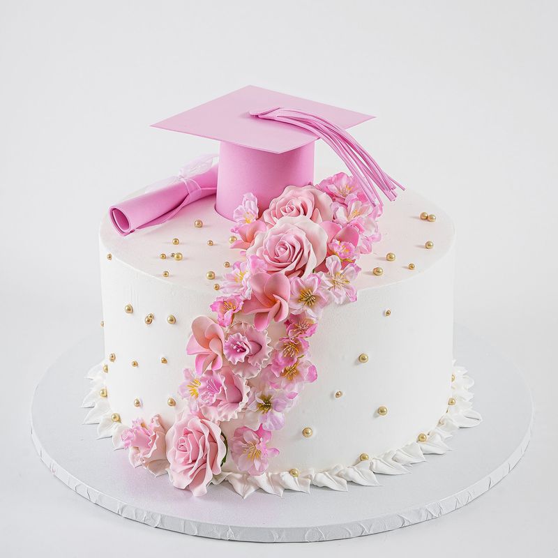 Cap and Diploma Roll Cake