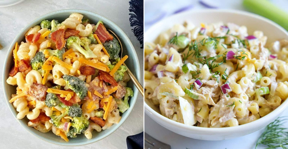pasta salad cookout stars