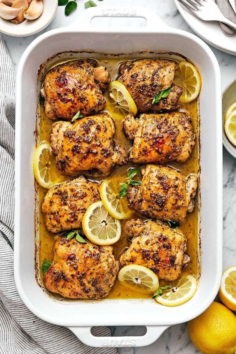 Lemon Herb Chicken Thighs