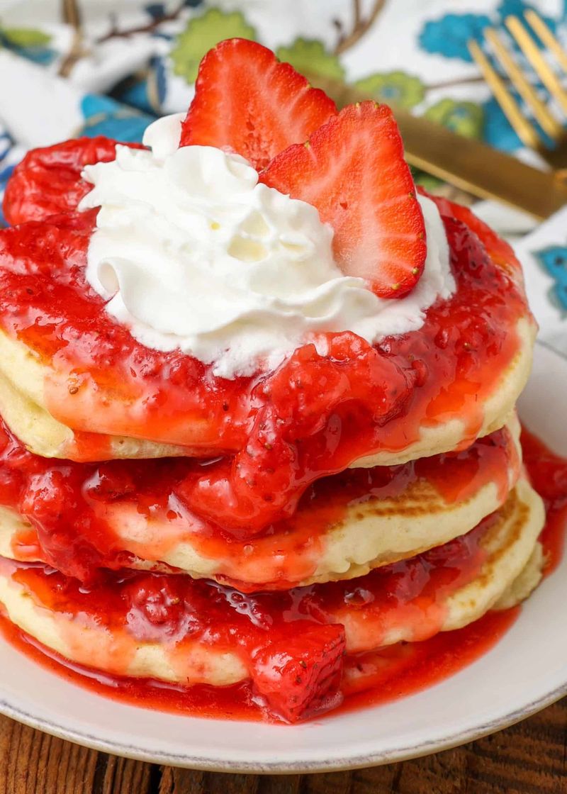 Strawberry Shortcake Pancakes