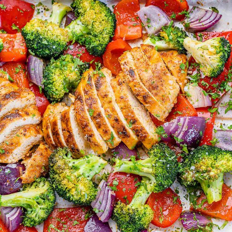 Sheet Pan Chicken And Veggies