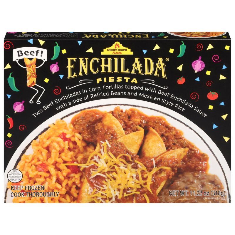 4. Night Hawk Enchilada Fiesta Beef With Beef Sauce