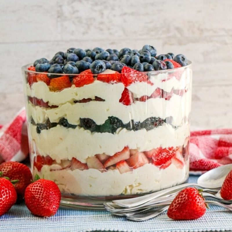 Star-Spangled Berry Trifle