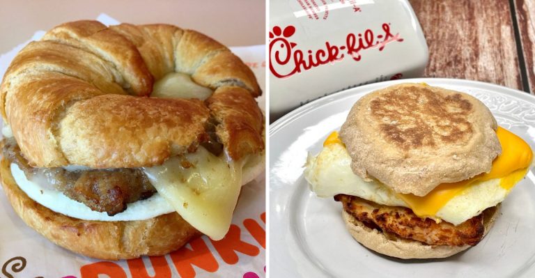 fast food egg sandwiches