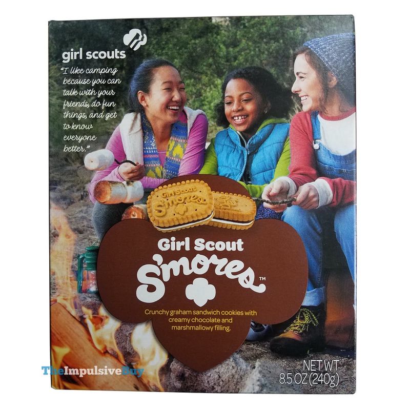 Girl Scout S'mores: Campfire In A Cookie