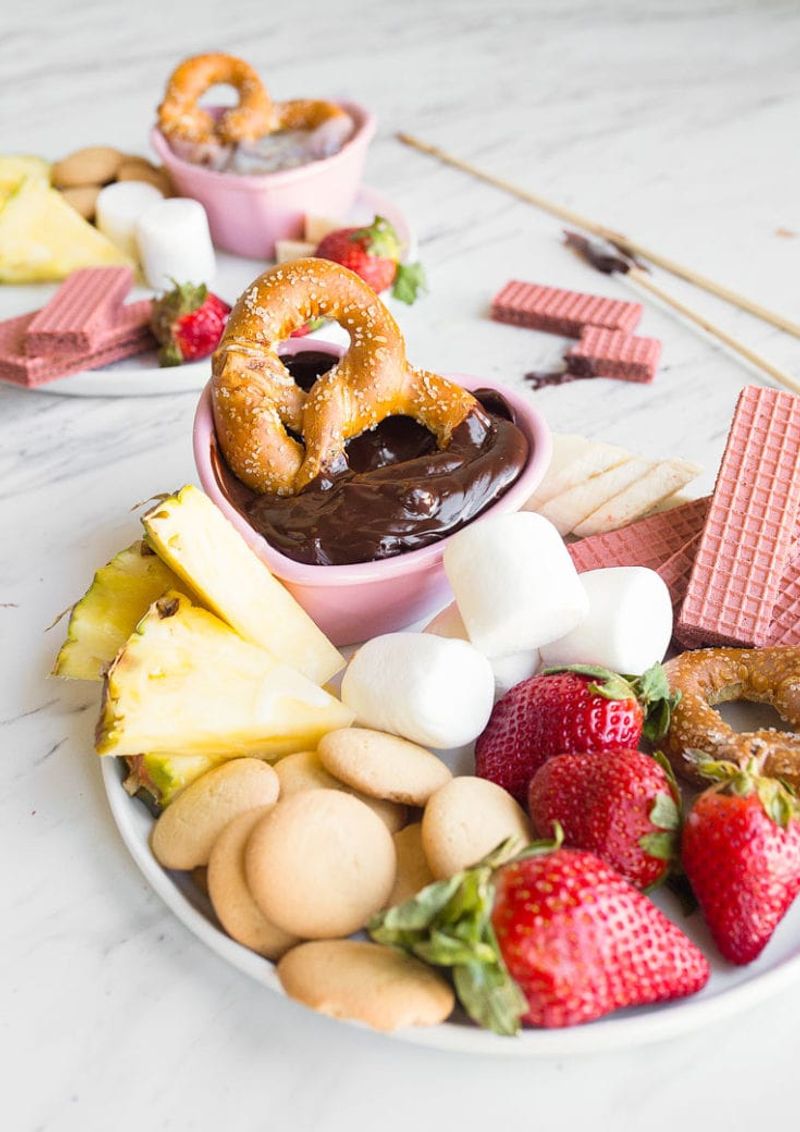 Cheater's Chocolate Fondue