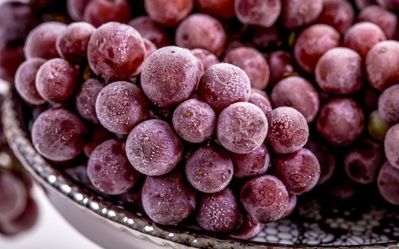 Frozen Grapes Instead Of Candy