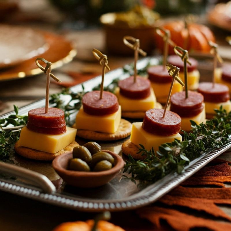 Alaska's Reindeer Sausage Platter