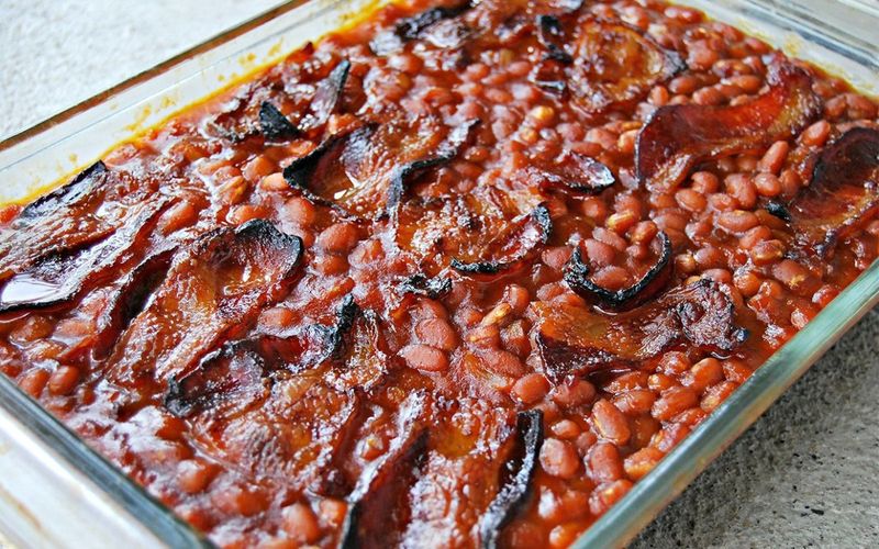 Homemade Baked Beans With Brown Sugar And Bacon