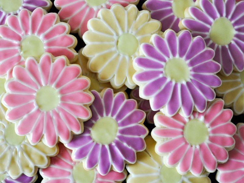 Daisy Cut-Out Cookies