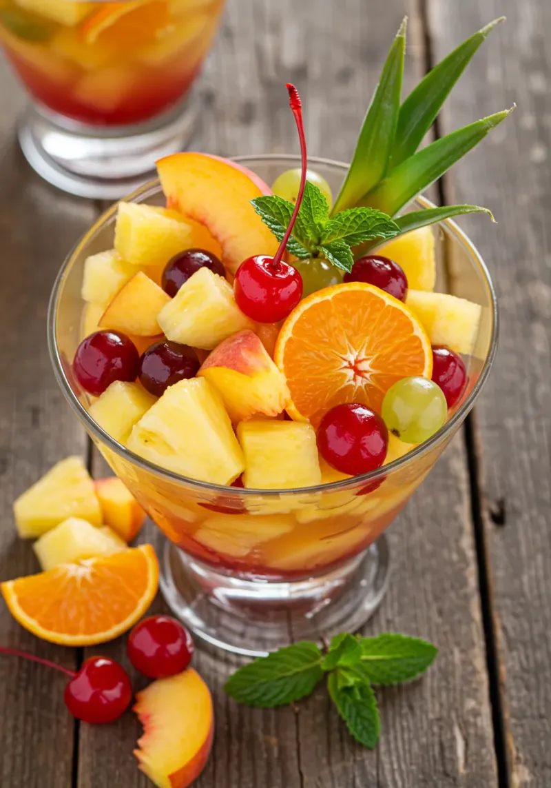 Fruit Salad With Honey-Lime Dressing