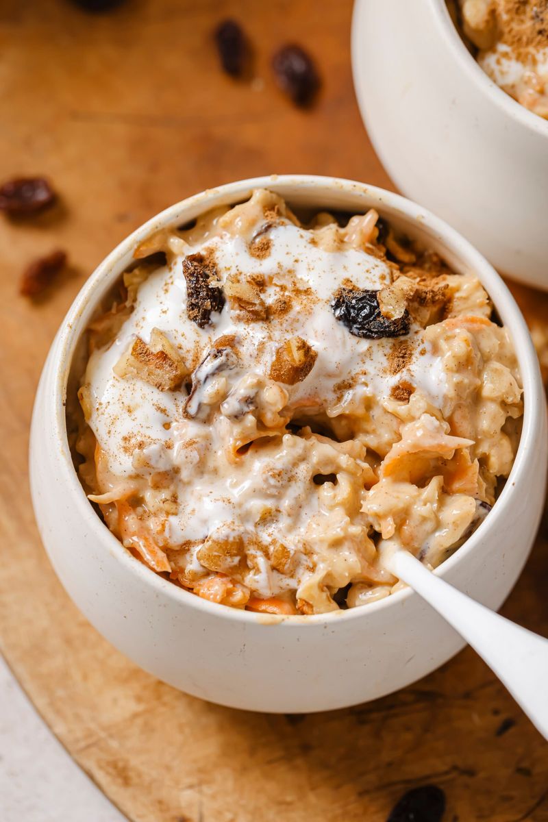 Carrot Cake Breakfast Oats