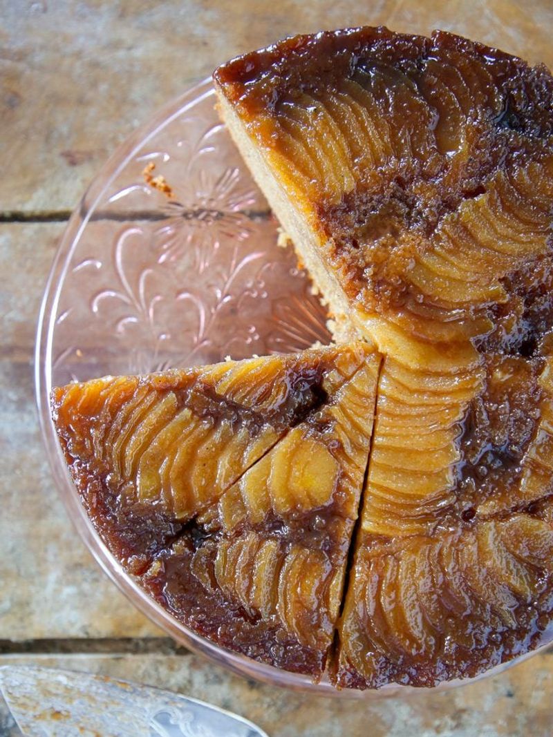 Spiced Pear And Cream Cake