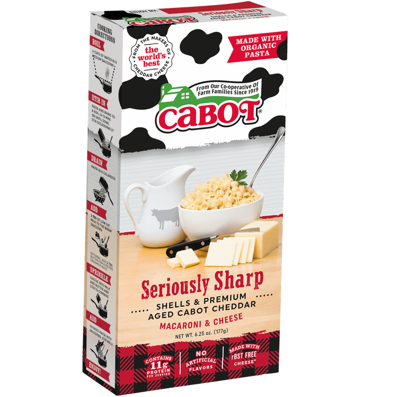 Cabot Seriously Sharp Cheddar Mac & Cheese