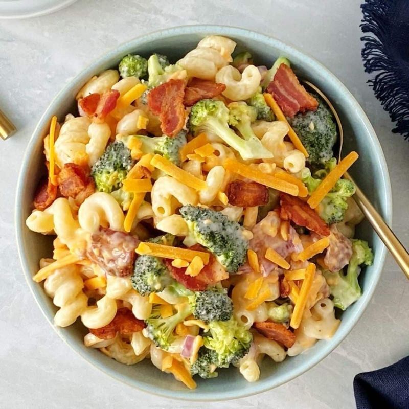 Broccoli Cheddar Pasta Salad