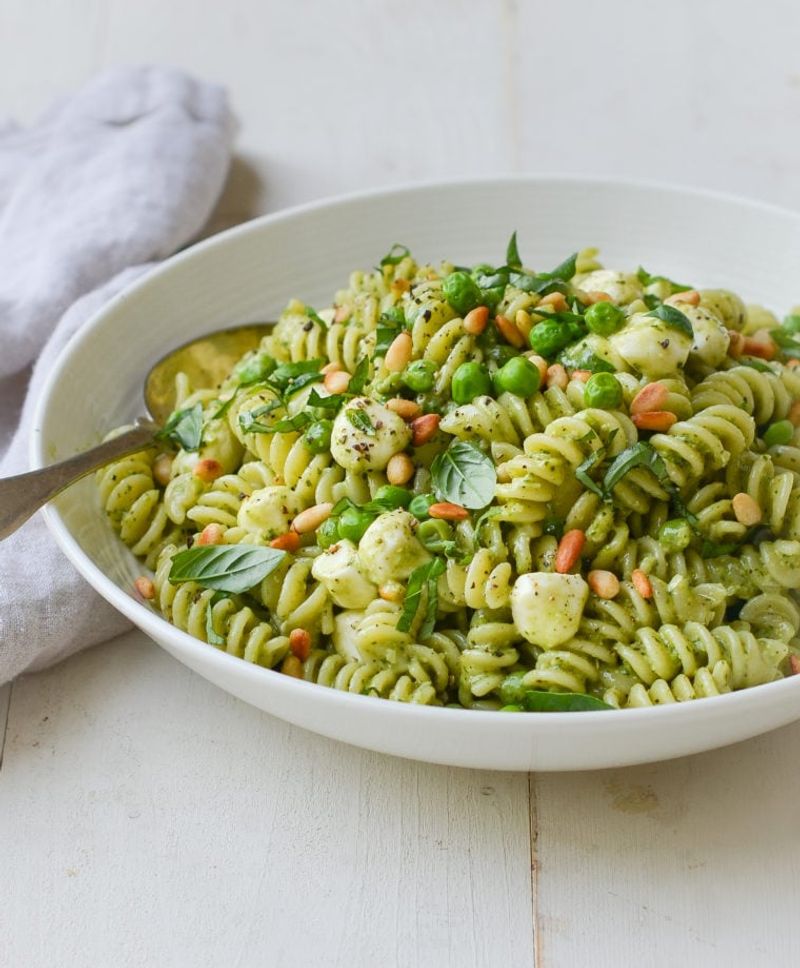 Pesto Pasta Salad With Grilled Vegetables