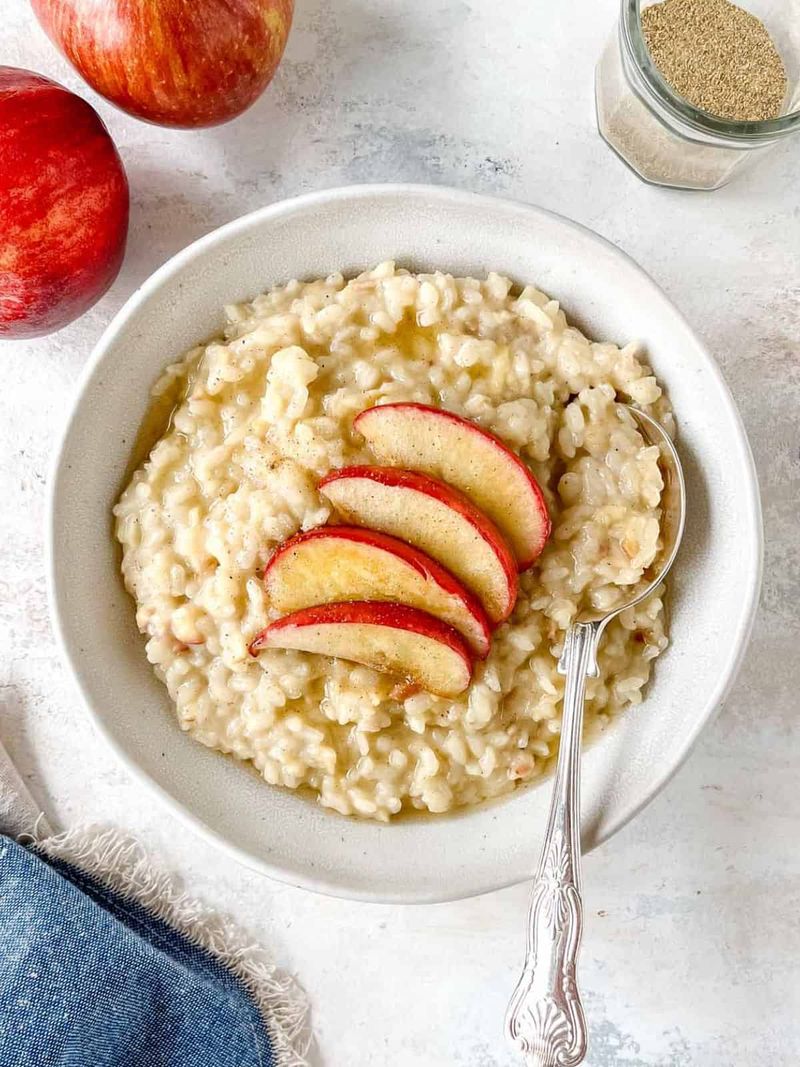 Applesauce Rice Pudding