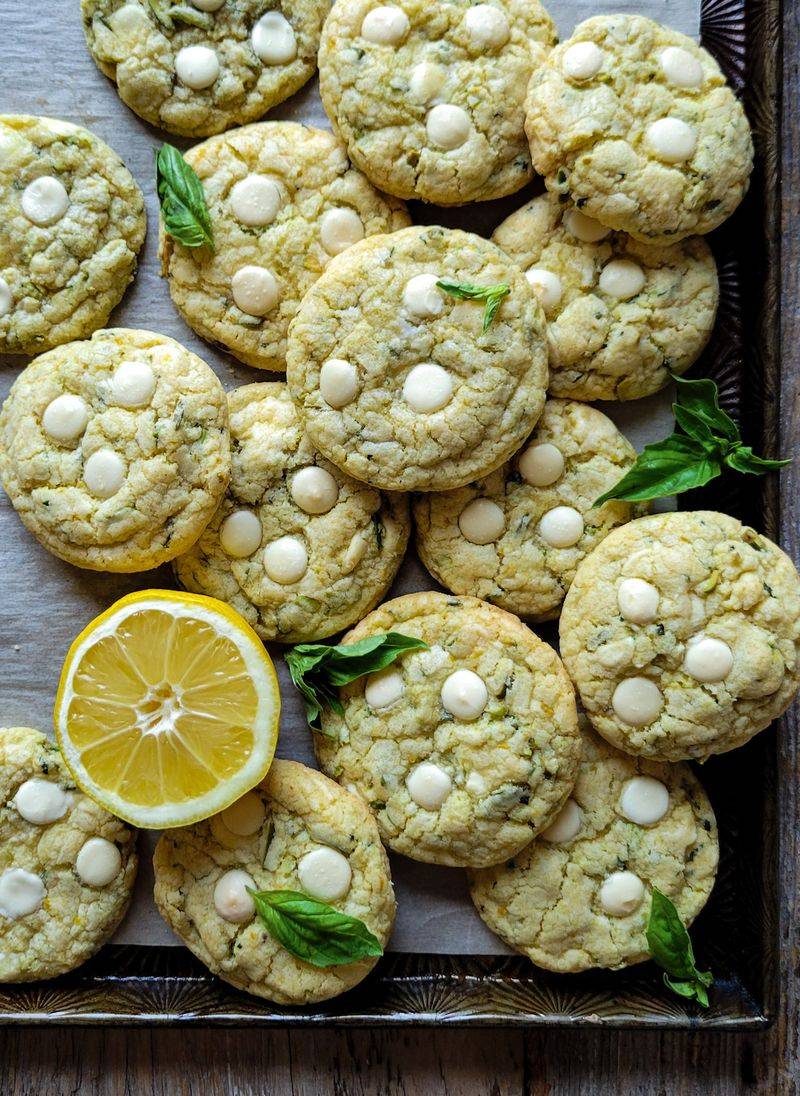 Lemon Basil Tea Cookies