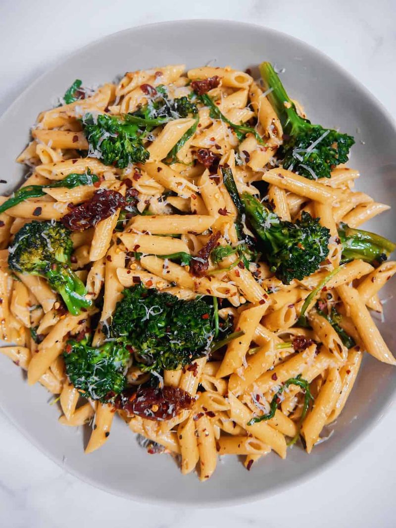Broccolini And Garlic Butter Pasta