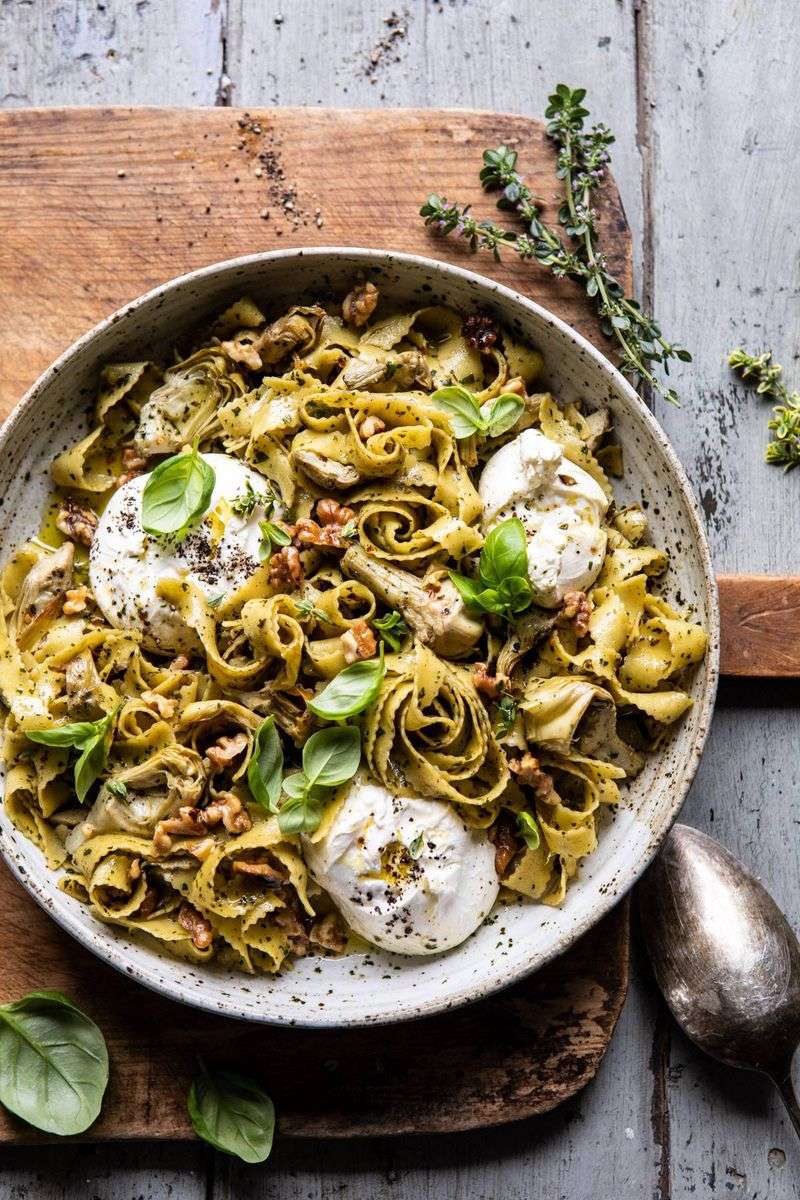 Artichoke And Lemon Rigatoni