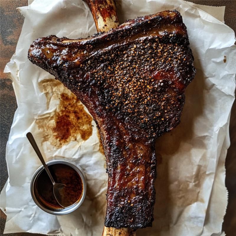Coffee-Rubbed Cowboy Steak