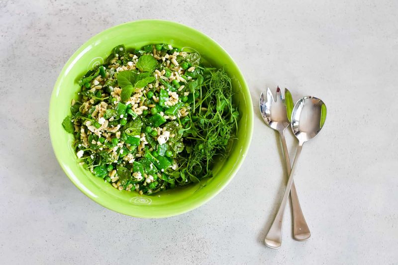 Minty Pea And Feta Medley