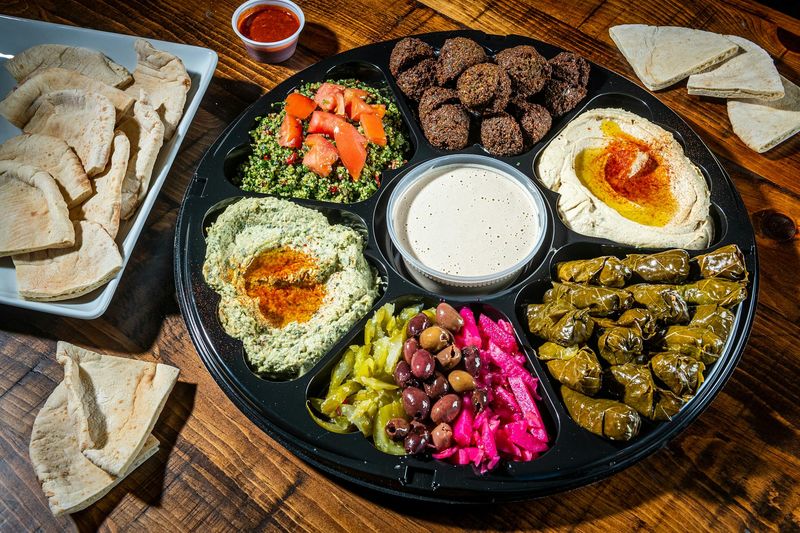 Middle Eastern Feast At Mamoun's Falafel