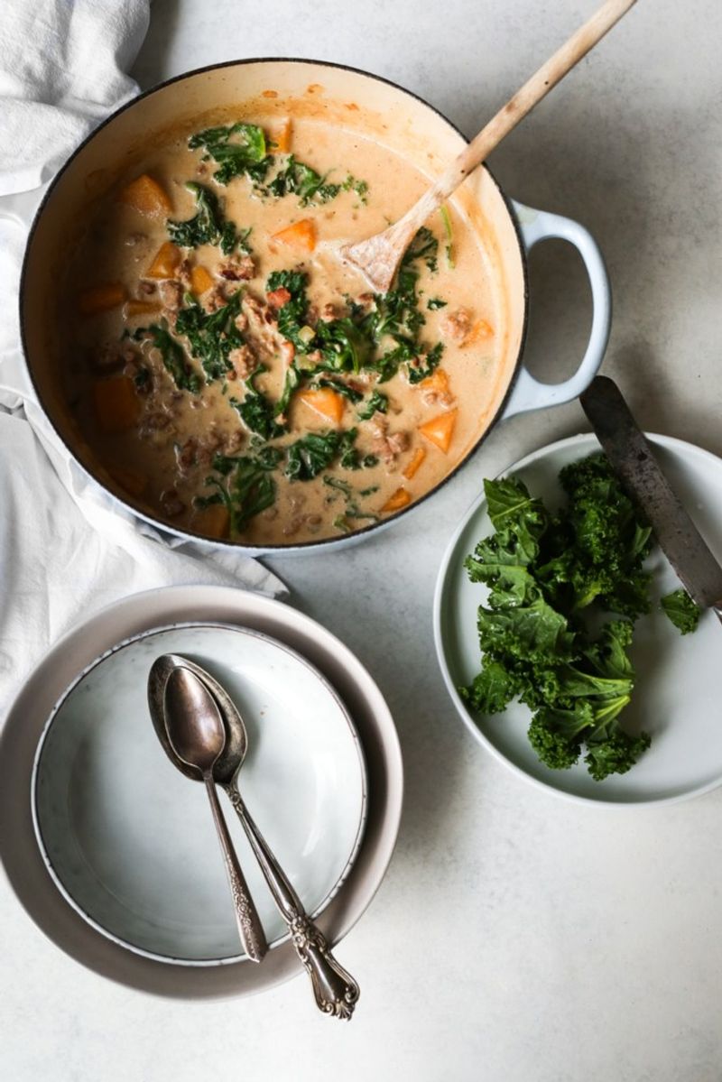 Sausage And Kale Stew