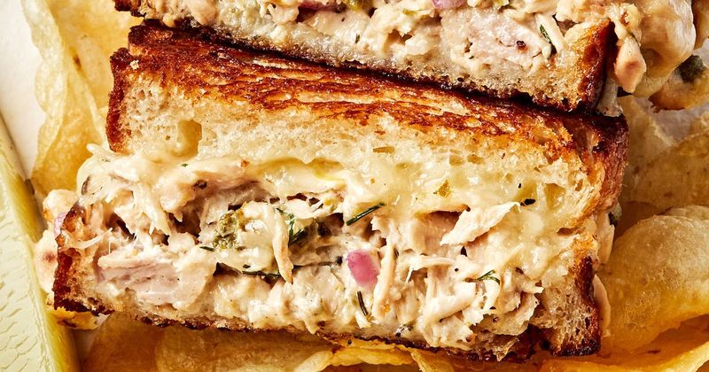 Modern Tuna Melt On Sourdough