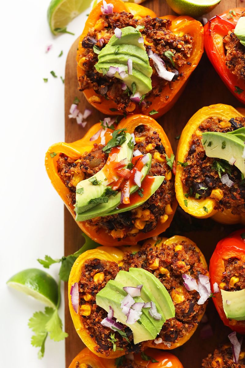 Vegan Stuffed Bell Peppers