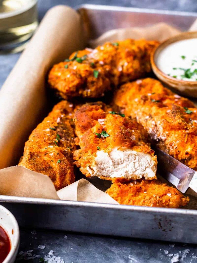 Crispy Oven-Fried Chicken Breast
