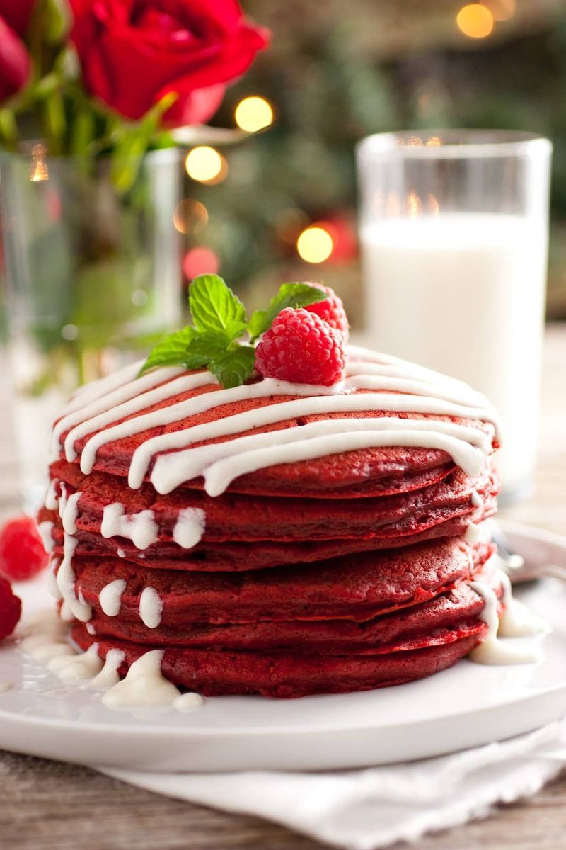 MTO Cafe's Red Velvet Pancakes