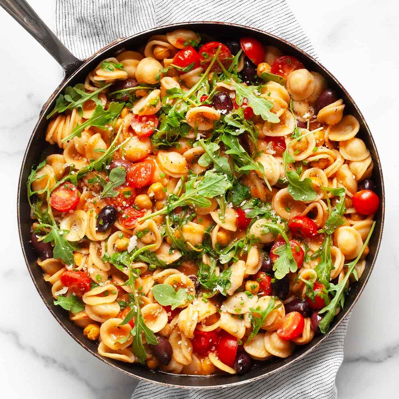 Burst Cherry Tomato And Basil Orecchiette