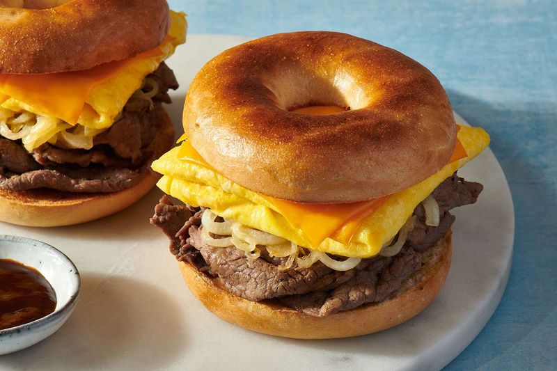 Steak, Egg & Cheese Bagel