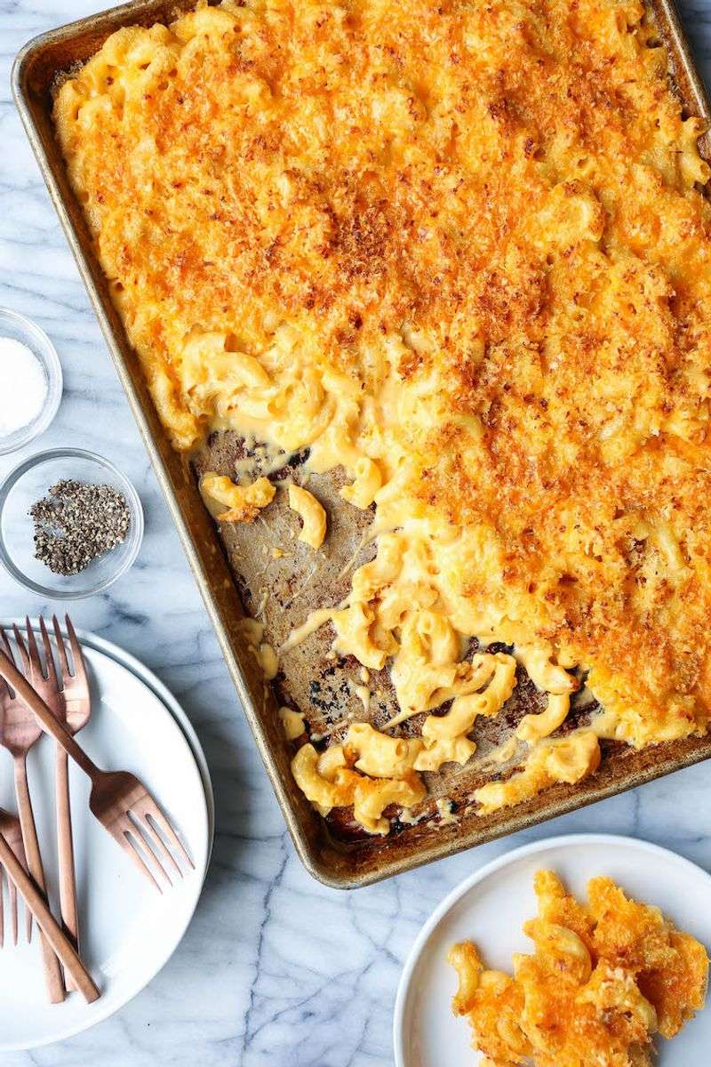 Sheet Pan Mac And Cheese