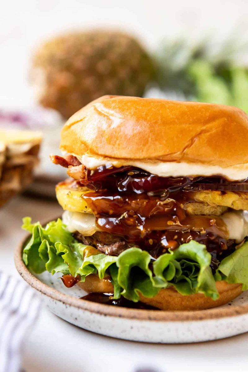 Pineapple Teriyaki Burger