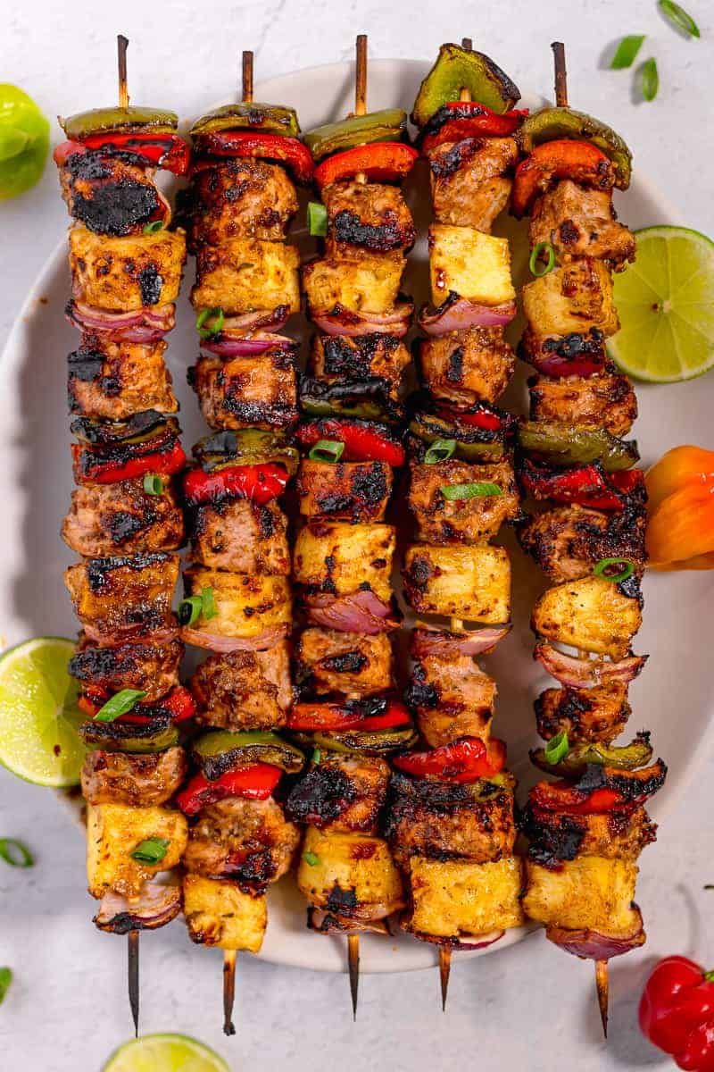 Jamaican Jerk Chicken Skewers