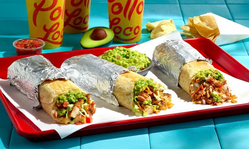 El Pollo Loco's Fire-Grilled Chicken Avocado Burrito
