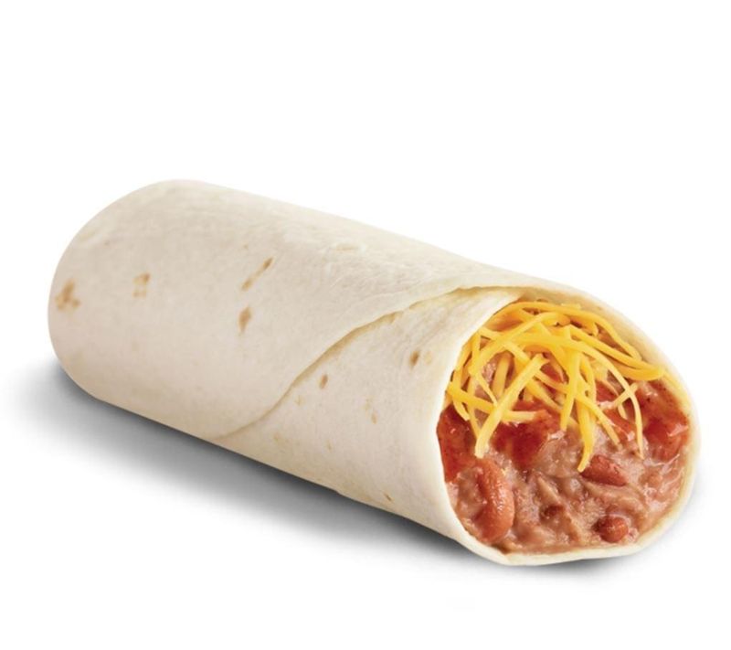 Del Taco's 1/2 Pound Bean & Cheese