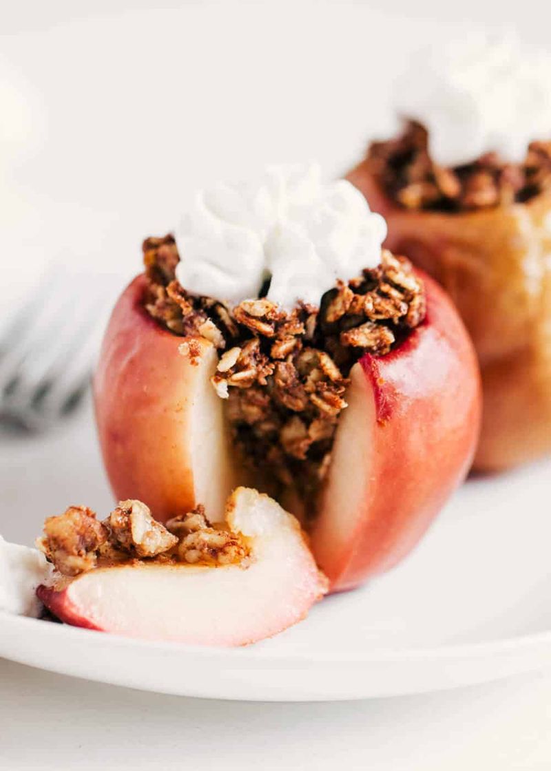 Baked Apple With Cinnamon Instead Of Apple Pie