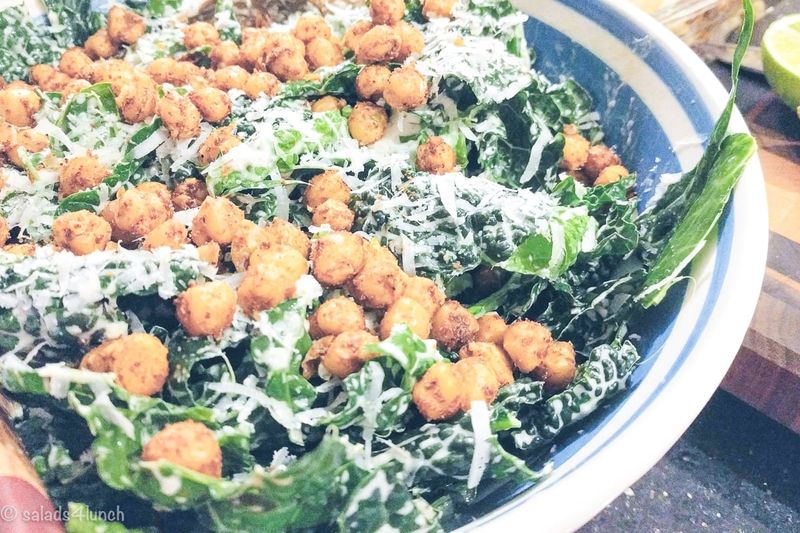 Roasted Chickpeas Instead Of Croutons