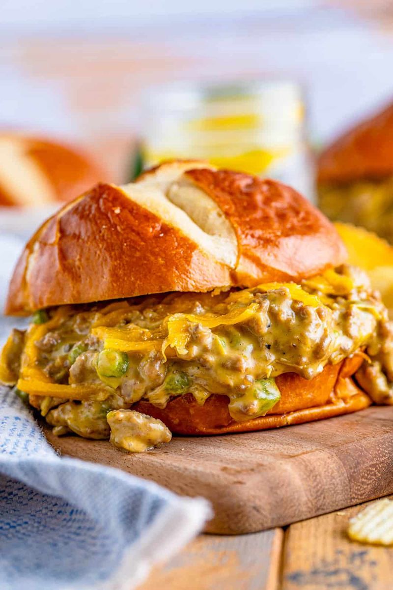 Cheesy Turkey Sloppy Joes